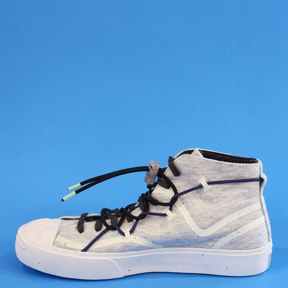 Converse Jack Purcell Rally Mid 'White Storm Wind' Unisex Sneakers 170947C NWT - Picture 3 of 6